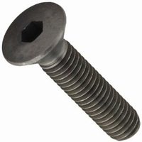 Inbus met verzonken kop Blank Staal  M3 x 16mm