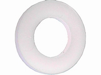 Vlakke Kunststof Ring M2,5 Polyamide volgens DIN125A