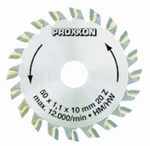 Proxxon hardmetalen zaagblad 20 tanden  50 x 1,1 x 10mm