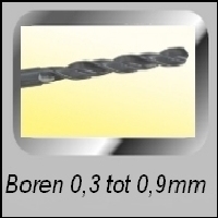 Boren 0,3 t/m 0,9mm