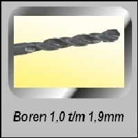 Boren 1 t/m 1,9mm