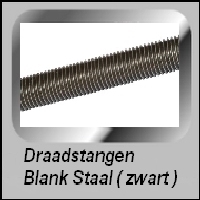 Draadstangen blank staal