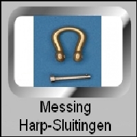 Messing Harp-Sluitingen