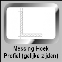 Messing Hoek Profiel