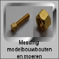 Messing Modelbouw bouten en moeren