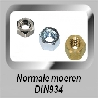 Normale moeren DIN 934