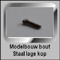 Stalen Modelbouw Bouten met Lage kop