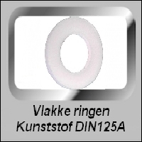 Vlakke Kunststof Ringen