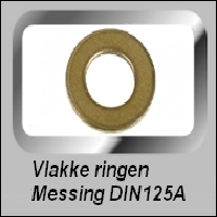 Vlakke Messing Ringen